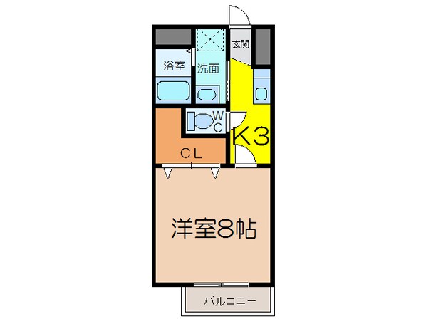 グランベールMakotoの物件間取画像